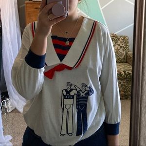 vintage sailor top
